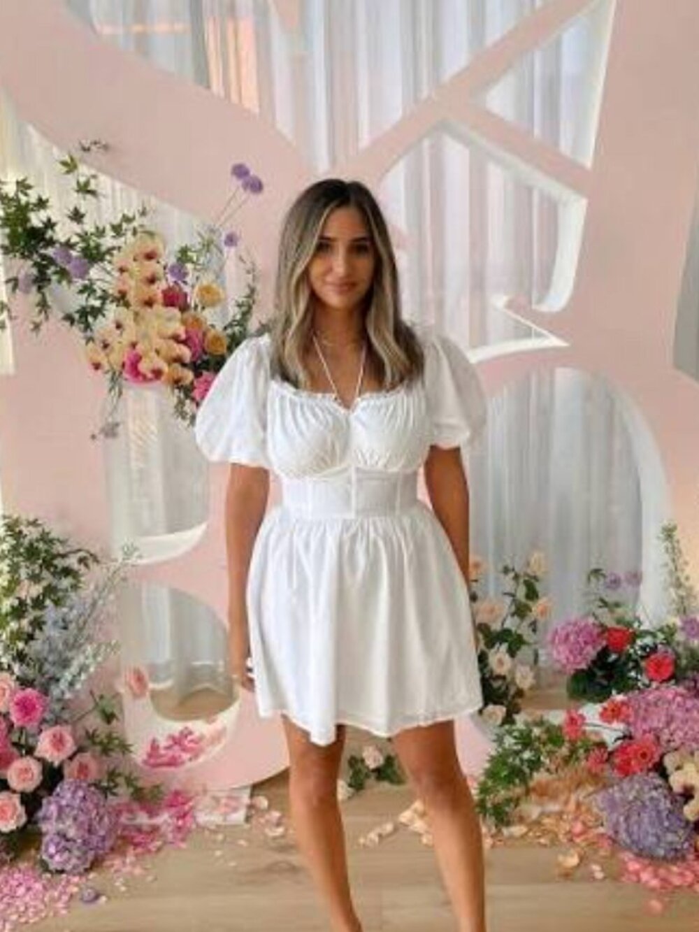Sabo Skirt Nyrobi Dress white S